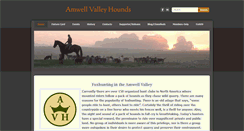 Desktop Screenshot of amwellvalleyhounds.org